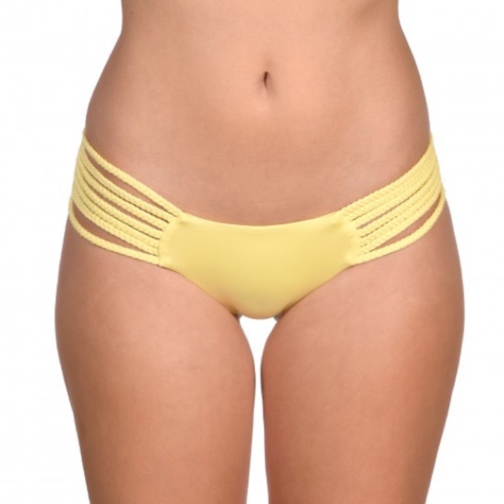 Frankie’s Bikinis Yellow Valentina Bottom